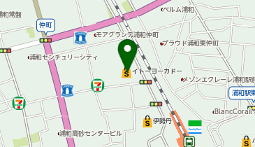 ダイソーイトーヨーカドー浦和店の地図画像