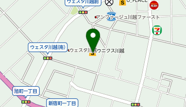 ダイソーウニクス川越店の地図画像