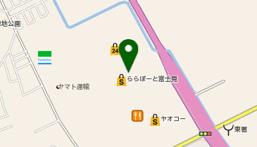 ダイソーららぽーと富士見店の地図画像