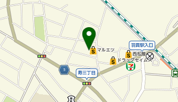 meets.伊奈寿マルエツ店の地図画像