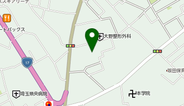 ダイソー桶川店の地図画像