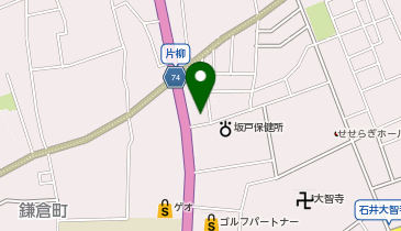 ダイソー坂戸店の地図画像