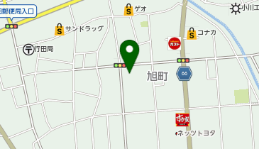 ダイソー行田旭町店の地図画像