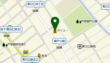 Seriaダイエー東川口店の地図画像
