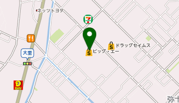 Can★Doビッグ・エー越谷大里店の地図画像