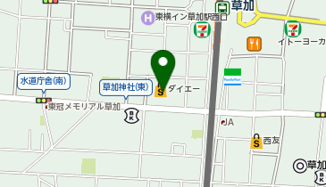 Can★Doダイエー草加店の地図画像