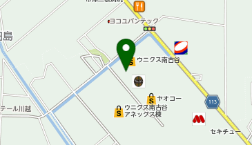 シュー・プラザ川越南古谷店の地図画像
