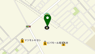 シュー・プラザビバモール埼玉大井店の地図画像