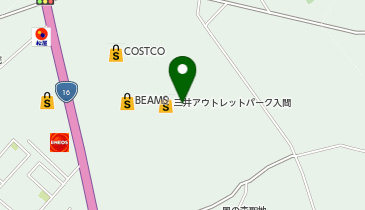 ABC MART Hawkins三井アウトレットパーク入間店の地図画像