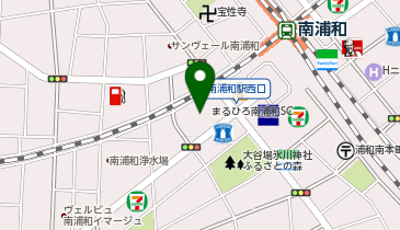 シュー・プラザまるひろ南浦和店の地図画像