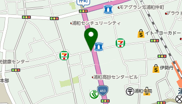 auショップ浦和の地図画像