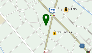 auショップ行田の地図画像