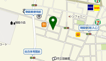 auショップ朝霞の地図画像