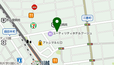 auショップ川越中央の地図画像