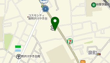 auショップ新所沢の地図画像