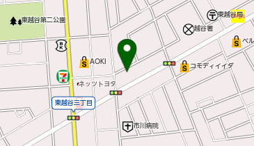 ドコモショップ越谷店の地図画像