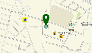ドコモショップハレノテラス東大宮店の地図画像