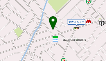 auショップ北越谷の地図画像