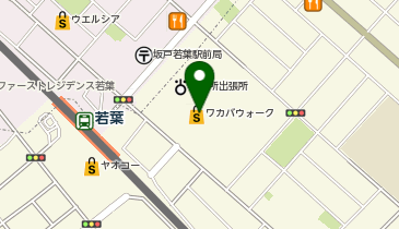 ドコモショップワカバウォーク店の地図画像