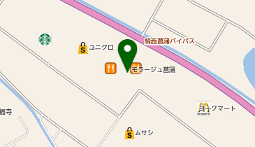 ドコモショップモラージュ菖蒲店の地図画像