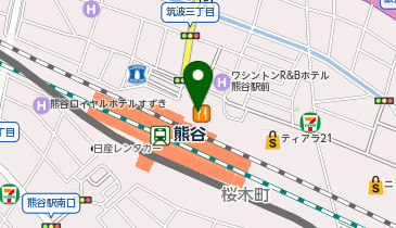 auショップ熊谷の地図画像
