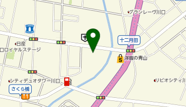 埼玉トヨタ自動車川口店の地図画像