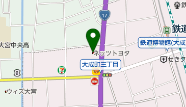 ネッツトヨタ埼玉大成店の地図画像