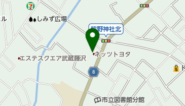 ネッツトヨタ埼玉藤沢店の地図画像