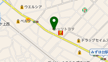 ネッツトヨタ埼玉みずほ台店の地図画像