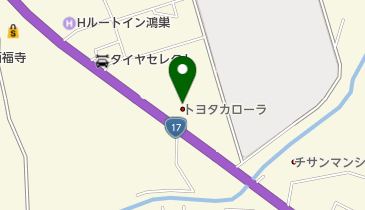 トヨタカローラ新埼玉北鴻巣店の地図画像