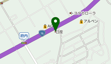 埼玉日産岩槻店の地図画像