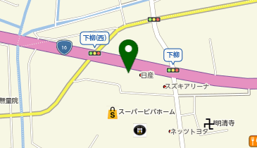 埼玉日産春日部店の地図画像