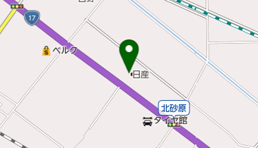 埼玉日産熊谷店の地図画像