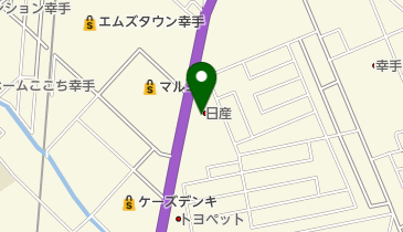 埼玉日産幸手店の地図画像