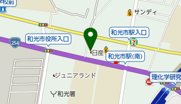 埼玉日産和光店の地図画像