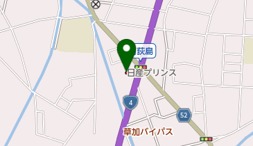 日産プリンス埼玉越谷南荻島店の地図画像