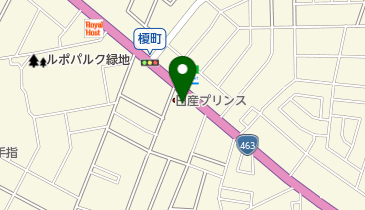 日産プリンス埼玉所沢小手指店の地図画像