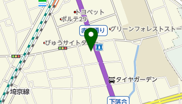日産プリンス埼玉与野店の地図画像