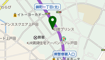 日産プリンス埼玉蕨店の地図画像