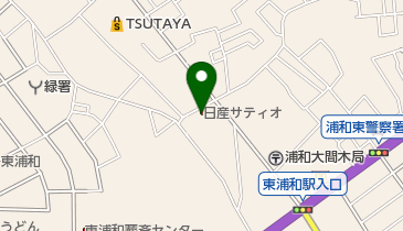 日産サティオ埼玉浦和大間木店の地図画像