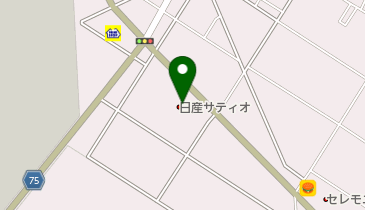 日産サティオ埼玉北篭原店の地図画像