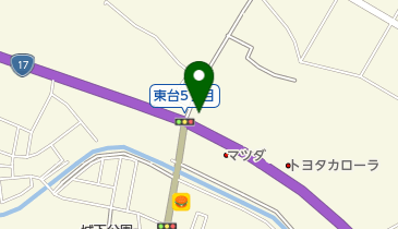 日産サティオ埼玉北本庄店の地図画像