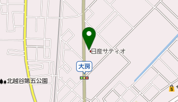 日産サティオ埼玉越谷店の地図画像