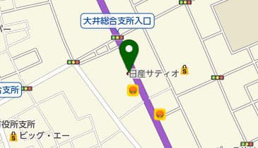 日産サティオ埼玉ふじみ野店の地図画像