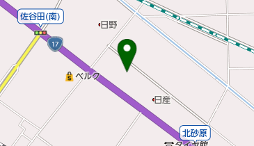 日産部品埼玉販売熊谷支店の地図画像