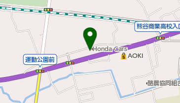 Honda Cars埼玉北熊谷広瀬店の地図画像