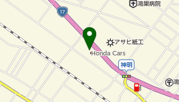 Honda Cars埼玉北鴻巣店の地図画像