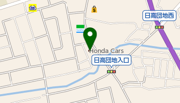 Honda Cars埼玉県央日高店の地図画像