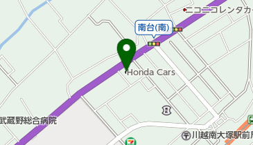 Honda Cars埼玉川越インター店の地図画像