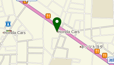 Honda Cars埼玉所沢西店の地図画像